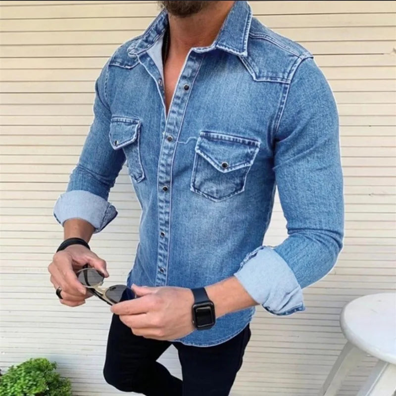 Londen edge - denim shirt