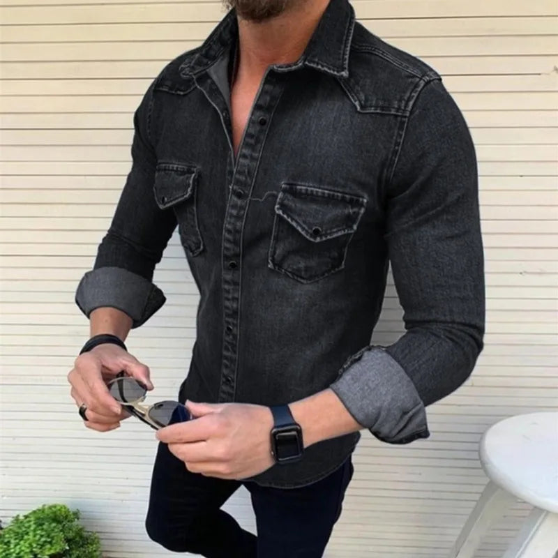 Londen edge - denim shirt