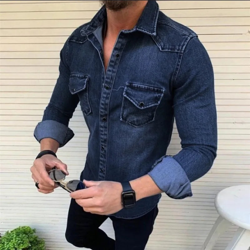 Londen edge - denim shirt